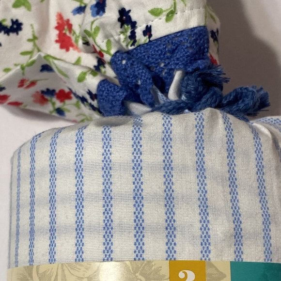 The Pioneer Woman 100% Cotton Pillowcase Set Wildflower Tossed Stripe NEW - Picture 9 of 9